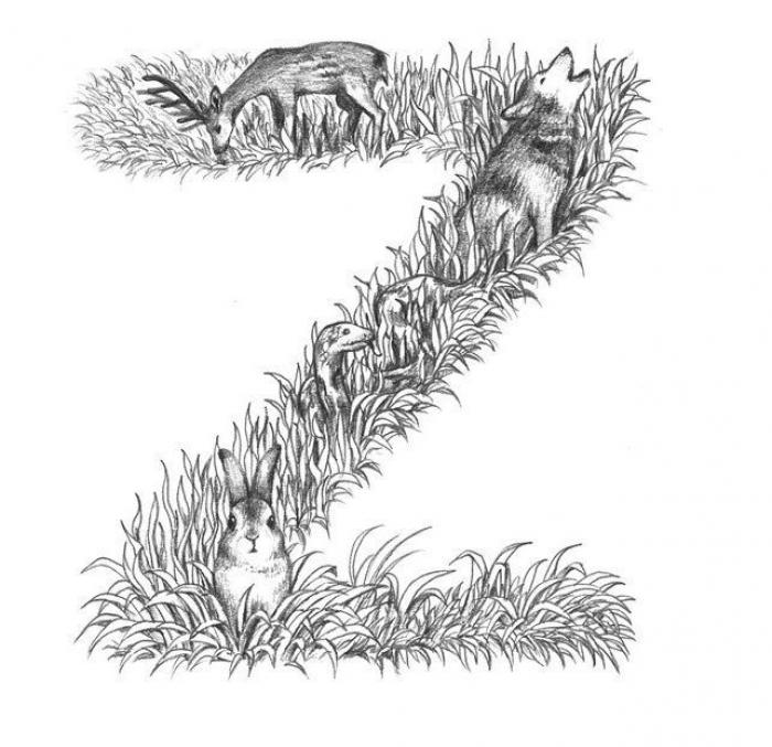 El alfabeto de hombres y animales del japonés Eriko Nakawa (FOTOS)