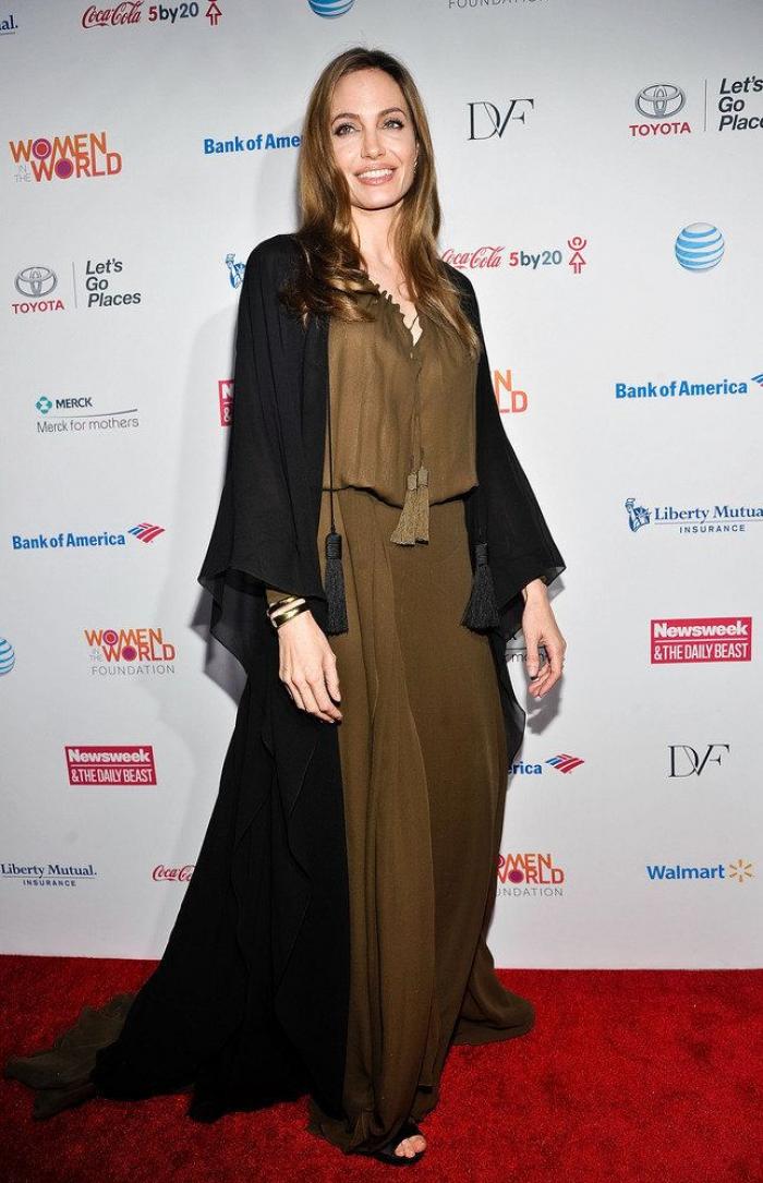 Evacúan a Angelina Jolie tras una alerta por bombardeo en su visita a Ucrania