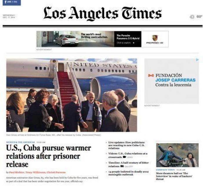 La comunidad internacional acoge con esperanza la apertura de relaciones entre Cuba y EEUU