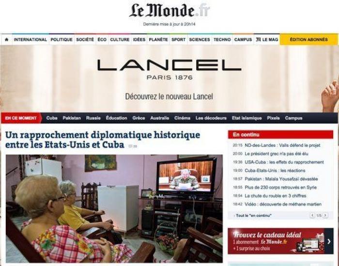 La comunidad internacional acoge con esperanza la apertura de relaciones entre Cuba y EEUU