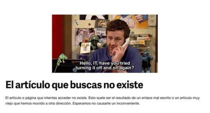 Error 404: las mejores respuestas a errores de página de Internet