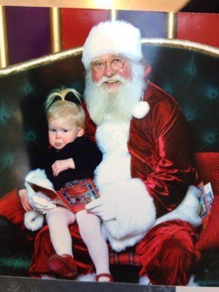 Niños con Papá Noel: 36 fotos que no salieron como se esperaba