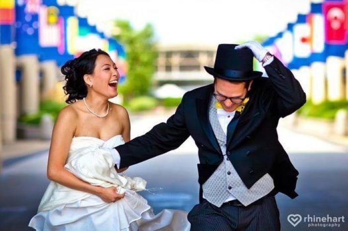 Lo que el viento se llevó no fue el amor: 23 fotos de boda con mucho aire