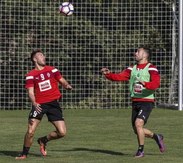 Luna y Enrich entrenan con normalidad con el Eibar tras el escándalo de su vídeo sexual