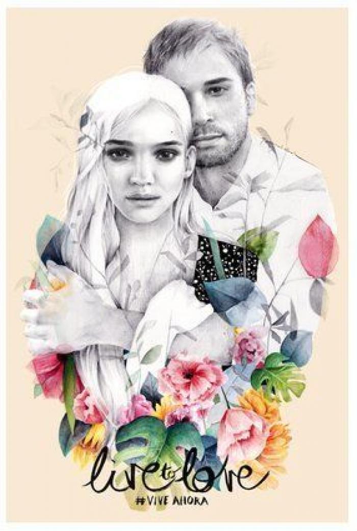 Este hombre representa en sencillos dibujos el amor que siente por su mujer