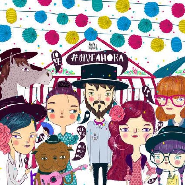 Este hombre representa en sencillos dibujos el amor que siente por su mujer