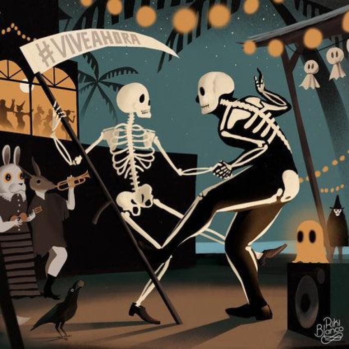 Este hombre representa en sencillos dibujos el amor que siente por su mujer