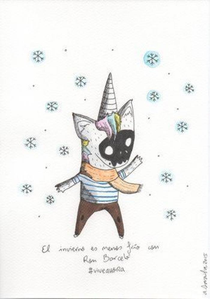 Este hombre representa en sencillos dibujos el amor que siente por su mujer