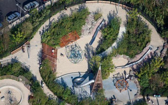 12 parques y jardines urbanos hechos con material reciclado (y algunos están en España)