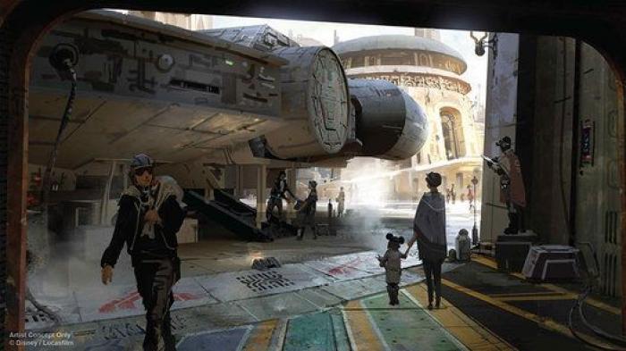 Así será el futuro parque de 'Star Wars' en California