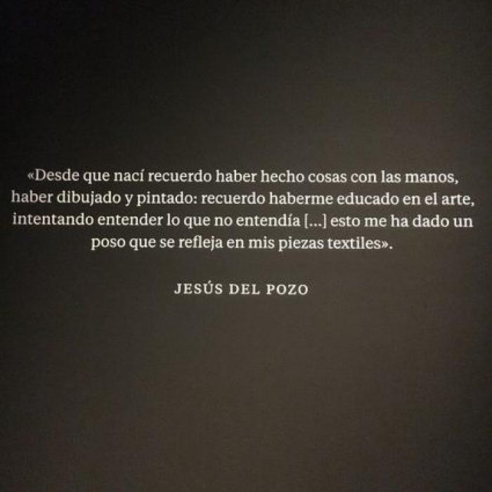 El artista, en el museo: sobre la exposición de Jesús del Pozo