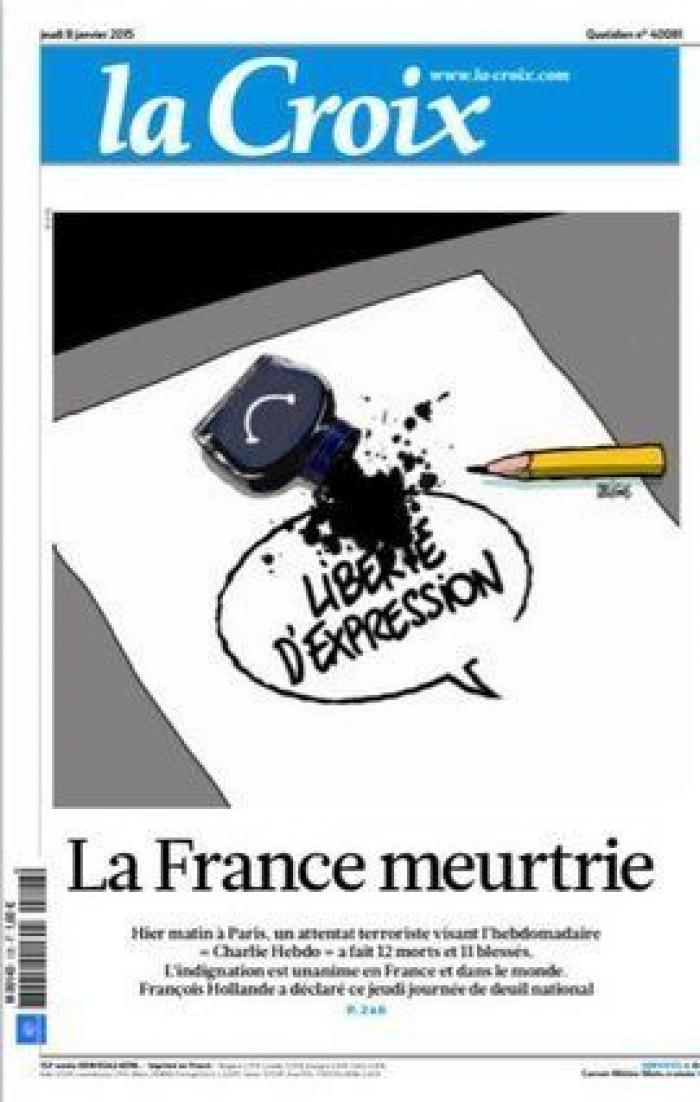 'Charlie Hebdo' caricaturiza a Erdogan en calzoncillos mientras levanta la túnica a una mujer musulmana