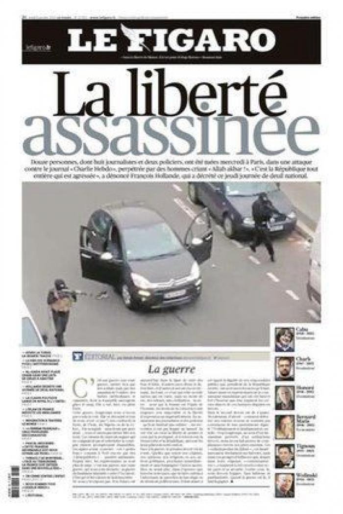 'Charlie Hebdo' caricaturiza a Erdogan en calzoncillos mientras levanta la túnica a una mujer musulmana