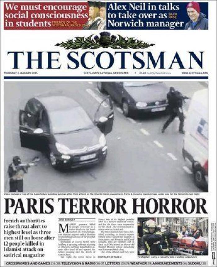 'Charlie Hebdo' caricaturiza a Erdogan en calzoncillos mientras levanta la túnica a una mujer musulmana