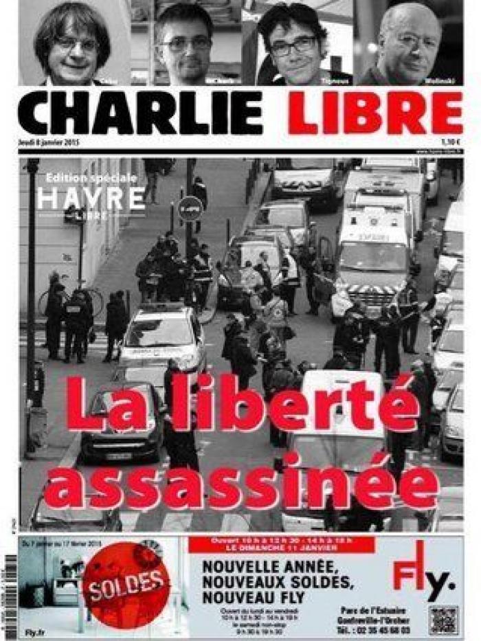 'Charlie Hebdo' caricaturiza a Erdogan en calzoncillos mientras levanta la túnica a una mujer musulmana