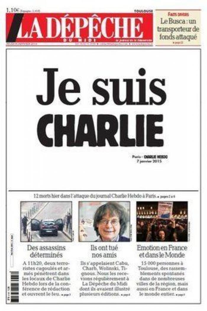 'Charlie Hebdo' caricaturiza a Erdogan en calzoncillos mientras levanta la túnica a una mujer musulmana