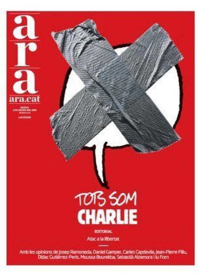 'Charlie Hebdo' caricaturiza a Erdogan en calzoncillos mientras levanta la túnica a una mujer musulmana