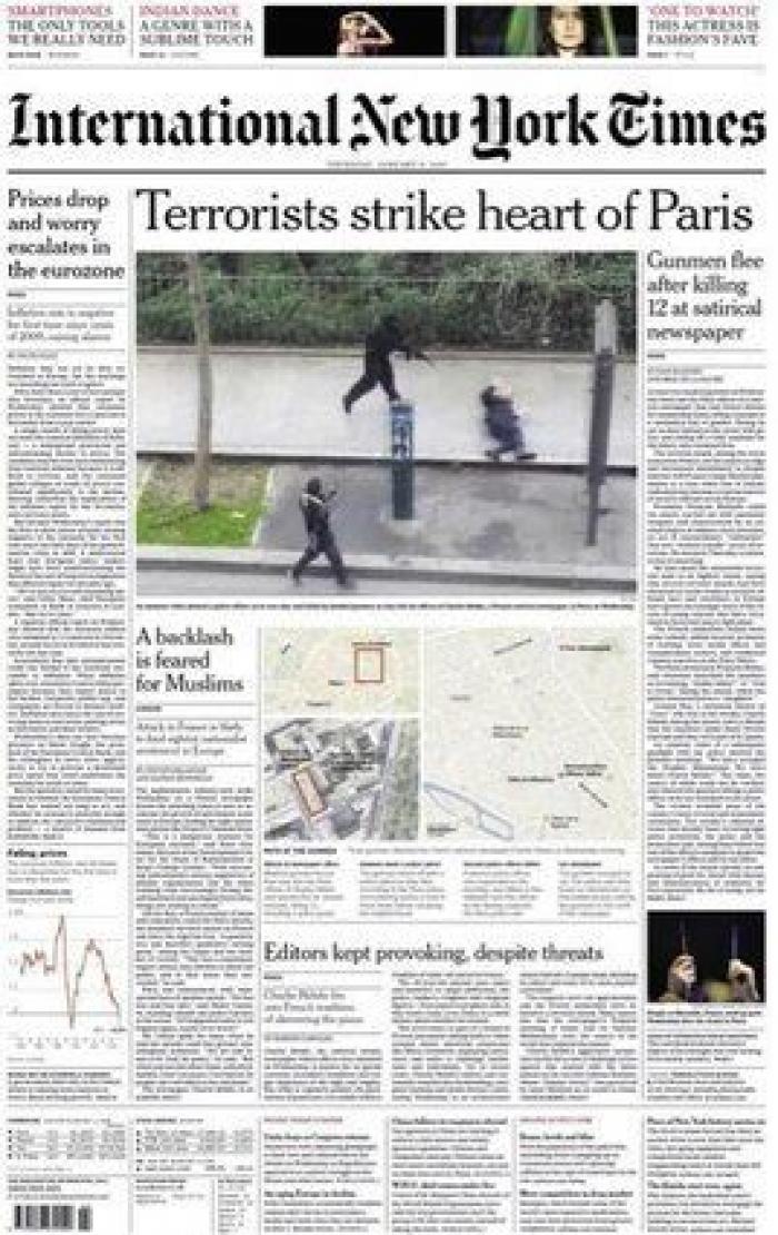 'Charlie Hebdo' caricaturiza a Erdogan en calzoncillos mientras levanta la túnica a una mujer musulmana