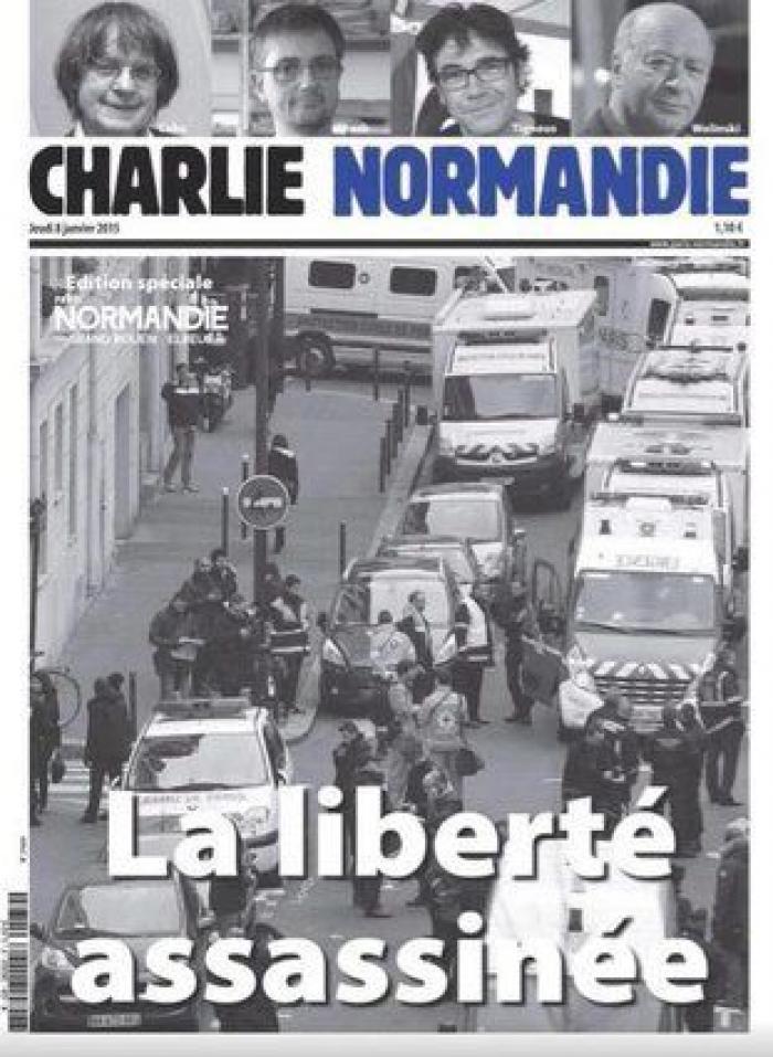 'Charlie Hebdo' caricaturiza a Erdogan en calzoncillos mientras levanta la túnica a una mujer musulmana