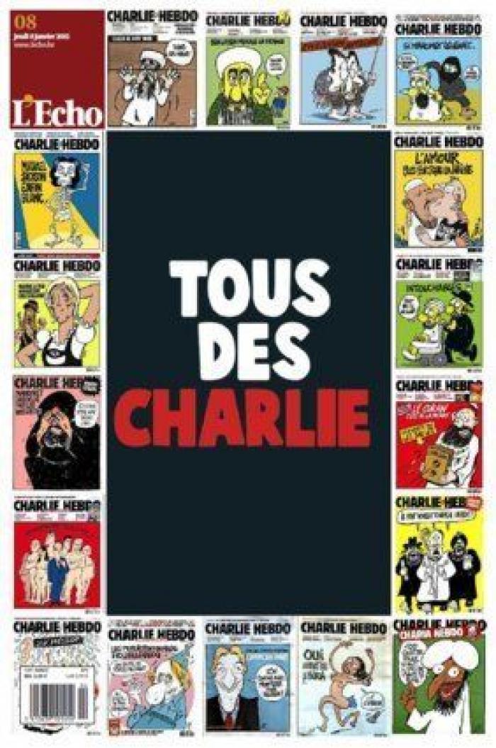 'Charlie Hebdo' caricaturiza a Erdogan en calzoncillos mientras levanta la túnica a una mujer musulmana