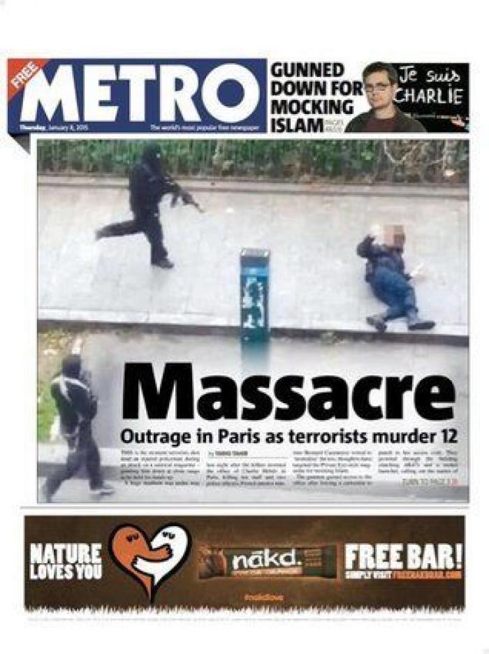 'Charlie Hebdo' caricaturiza a Erdogan en calzoncillos mientras levanta la túnica a una mujer musulmana