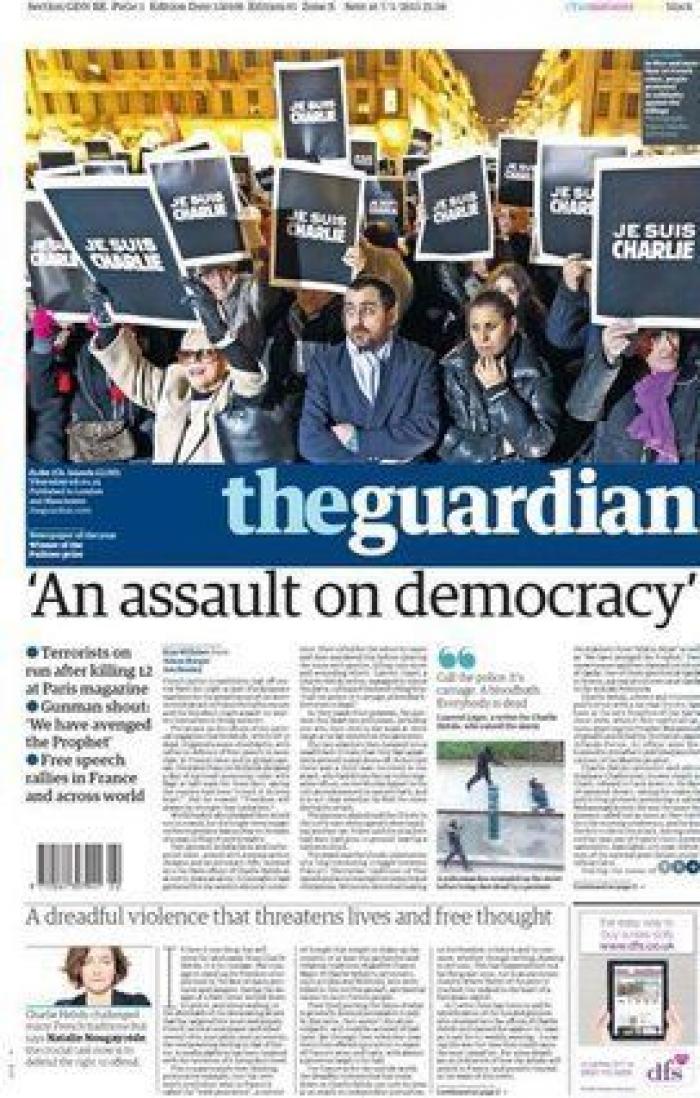 'Charlie Hebdo' caricaturiza a Erdogan en calzoncillos mientras levanta la túnica a una mujer musulmana