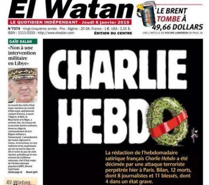 'Charlie Hebdo' caricaturiza a Erdogan en calzoncillos mientras levanta la túnica a una mujer musulmana