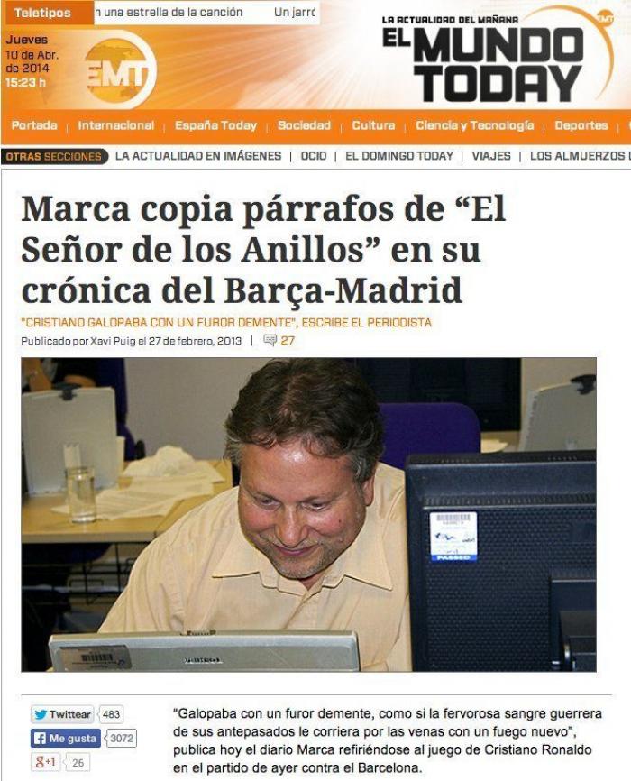 El ministro de Agricultura triunfa en Twitter con esta respuesta a 'El Mundo Today'