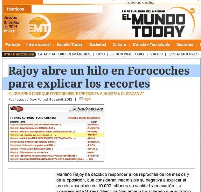 El ministro de Agricultura triunfa en Twitter con esta respuesta a 'El Mundo Today'