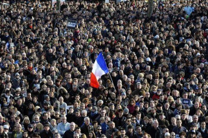 Millón y medio de personas se manifiestan en París contra el terrorismo