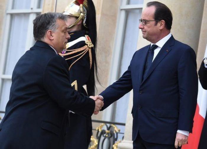 Desfile de líderes mundiales en el Elíseo (FOTOS)