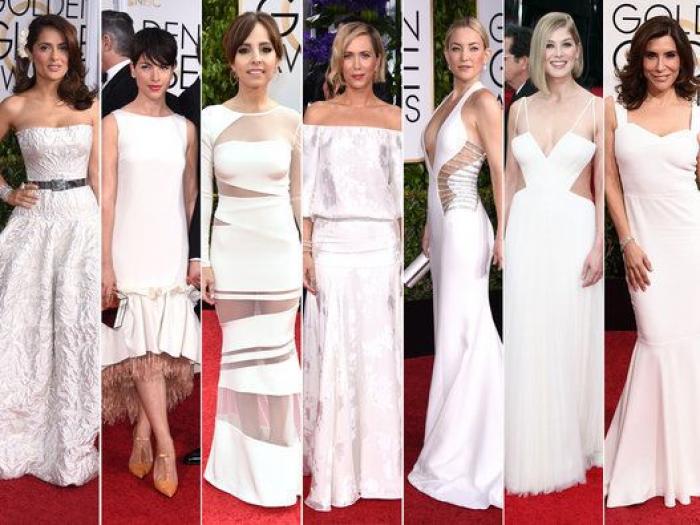 El pantone de los Globos de Oro 2015: los vestidos de la gala organizados por colores (FOTOS)