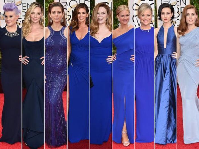 El pantone de los Globos de Oro 2015: los vestidos de la gala organizados por colores (FOTOS)
