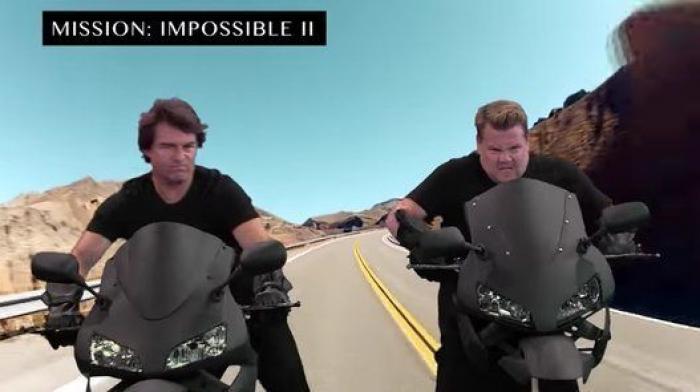 James Corden y Tom Cruise resumen en nueve minutos la carrera del actor (VÍDEO)