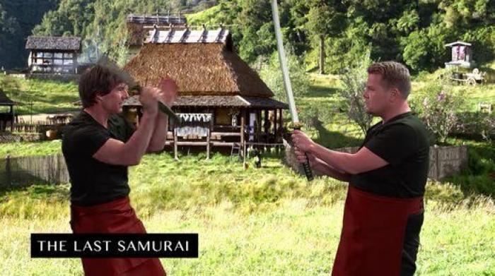 James Corden y Tom Cruise resumen en nueve minutos la carrera del actor (VÍDEO)