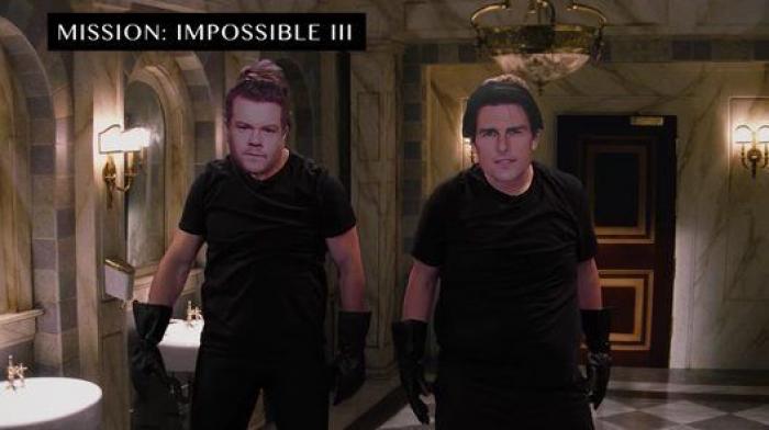 James Corden y Tom Cruise resumen en nueve minutos la carrera del actor (VÍDEO)