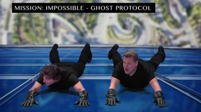 James Corden y Tom Cruise resumen en nueve minutos la carrera del actor (VÍDEO)