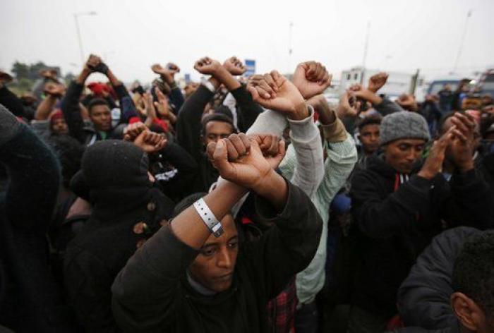 El adiós a 'La Jungla' de Calais en fotos