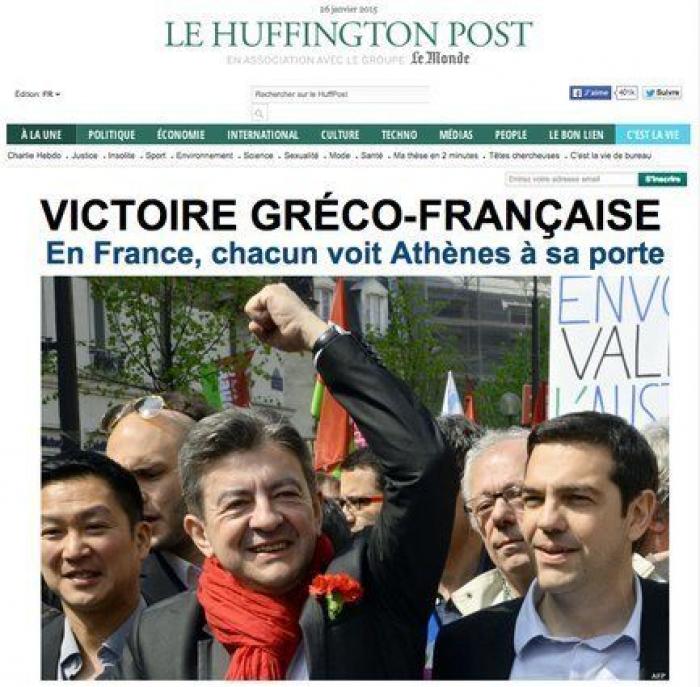 "DesGrecia" y otras portadas sobre la victoria de Syriza en Grecia