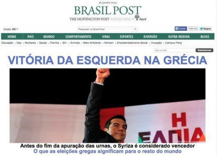 "DesGrecia" y otras portadas sobre la victoria de Syriza en Grecia