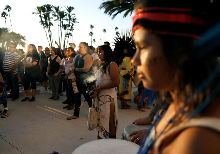 La desgarradora obra de arte realizada en la frontera entre EE UU y México