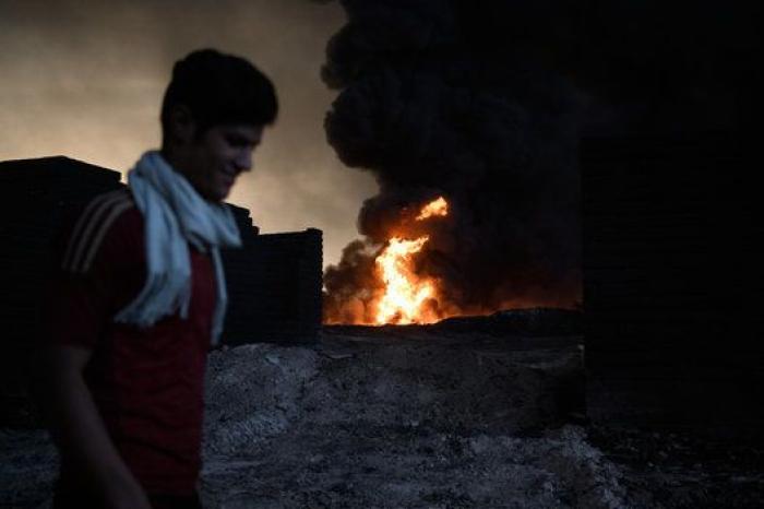 Miles de familias secuestradas por el EI para usarlas como escudos humanos en Mosul