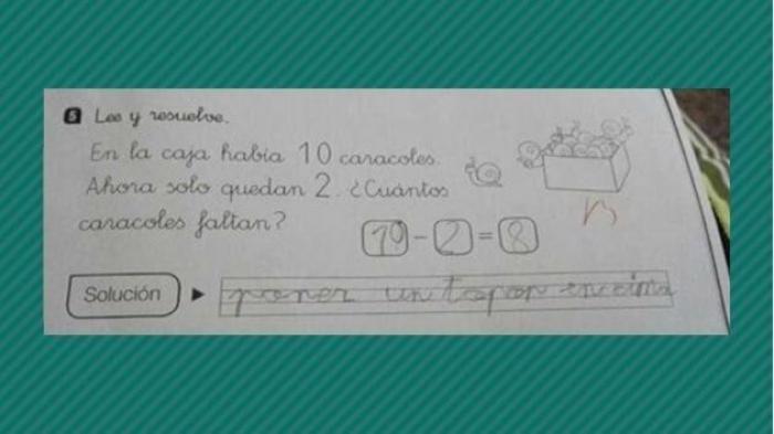 La respuesta de un niño a un simple ejercicio de clase va camino de hacer historia en Twitter