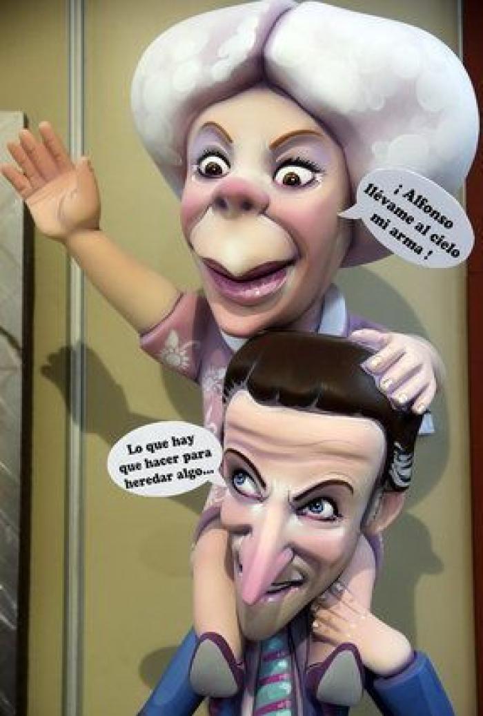 Pablo Iglesias y el 'pequeño Nicolás', protagonistas de la sátira fallera (FOTOS)