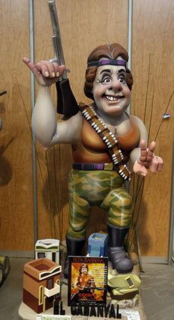 Pablo Iglesias y el 'pequeño Nicolás', protagonistas de la sátira fallera (FOTOS)