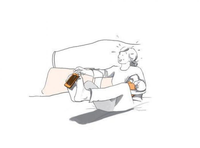 Las viñetas de una madre primeriza muestran lo que nadie cuenta sobre el primer año de maternidad