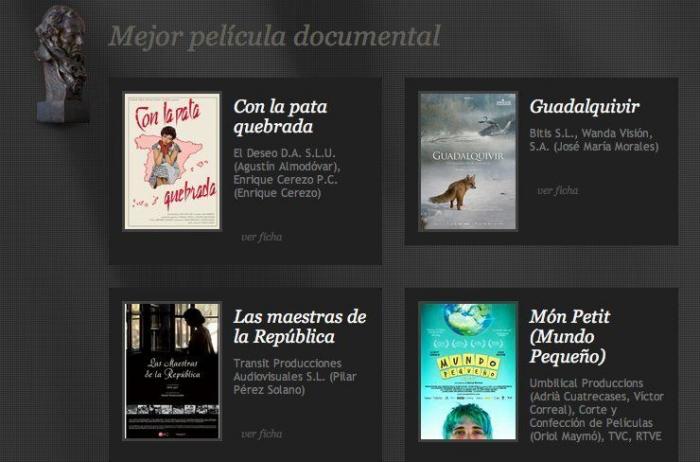 Qué veremos (y qué no veremos) en la gala de los Goya