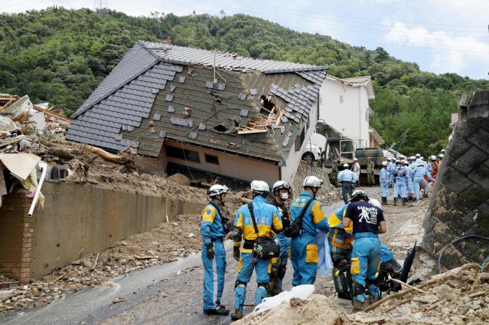 Japón: Las fotos más impactantes de las inundaciones que dejan 179 muertos