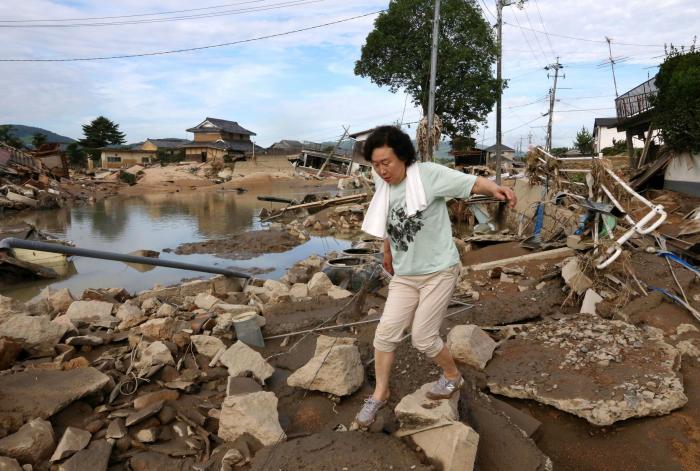 Japón: Las fotos más impactantes de las inundaciones que dejan 179 muertos
