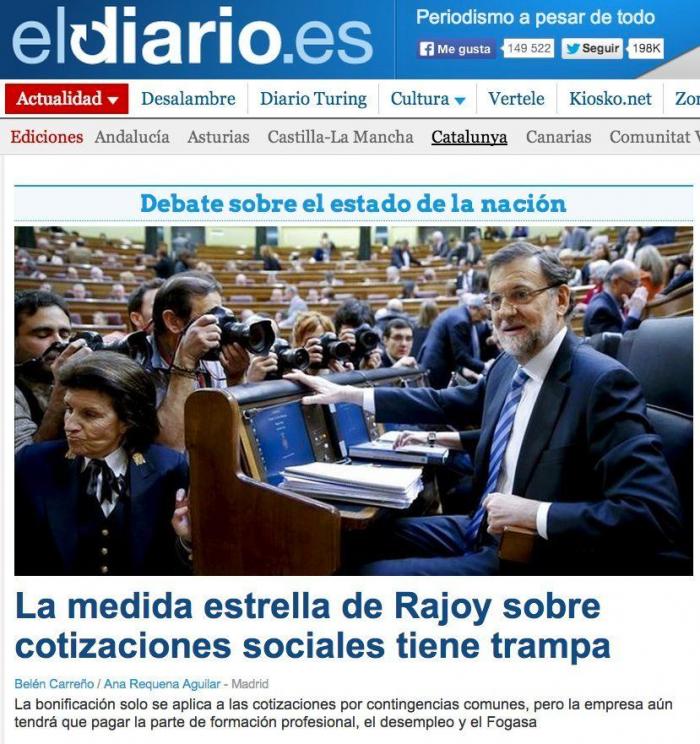 ERC: "Contaré hasta tres y usted abrirá los ojos. 1,2,3... ¡Despierte, señor Rajoy!" (VÍDEO)